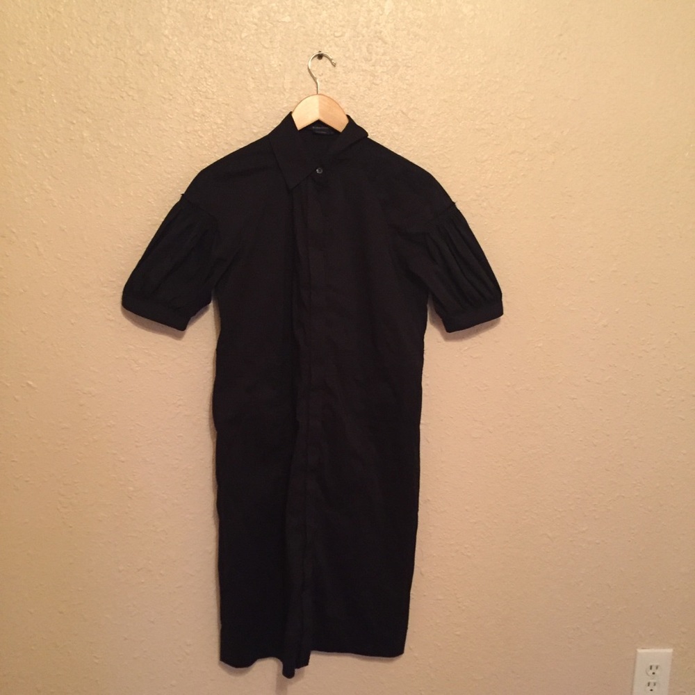 Bcbgmaxazria Black plain dress size small